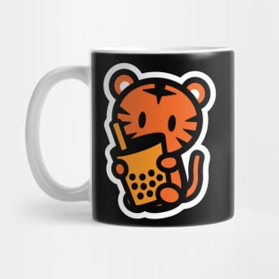 Year Of The Tiger Boba Bubble Tea Bambu Brand Asian Food Drink Cute Animal Mug